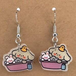 Fun Acrylic Dangle Earrings Cute